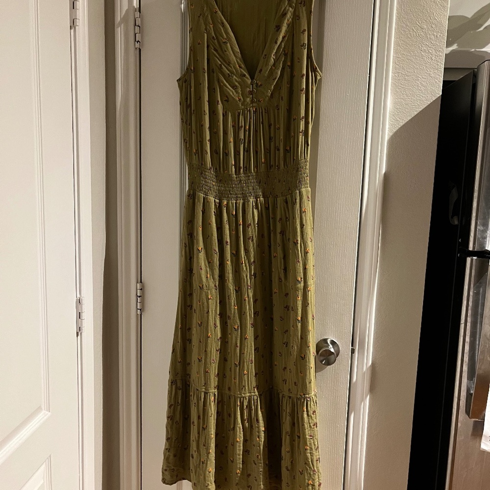 Prana Tiered Sleeveless Dress, size Medium